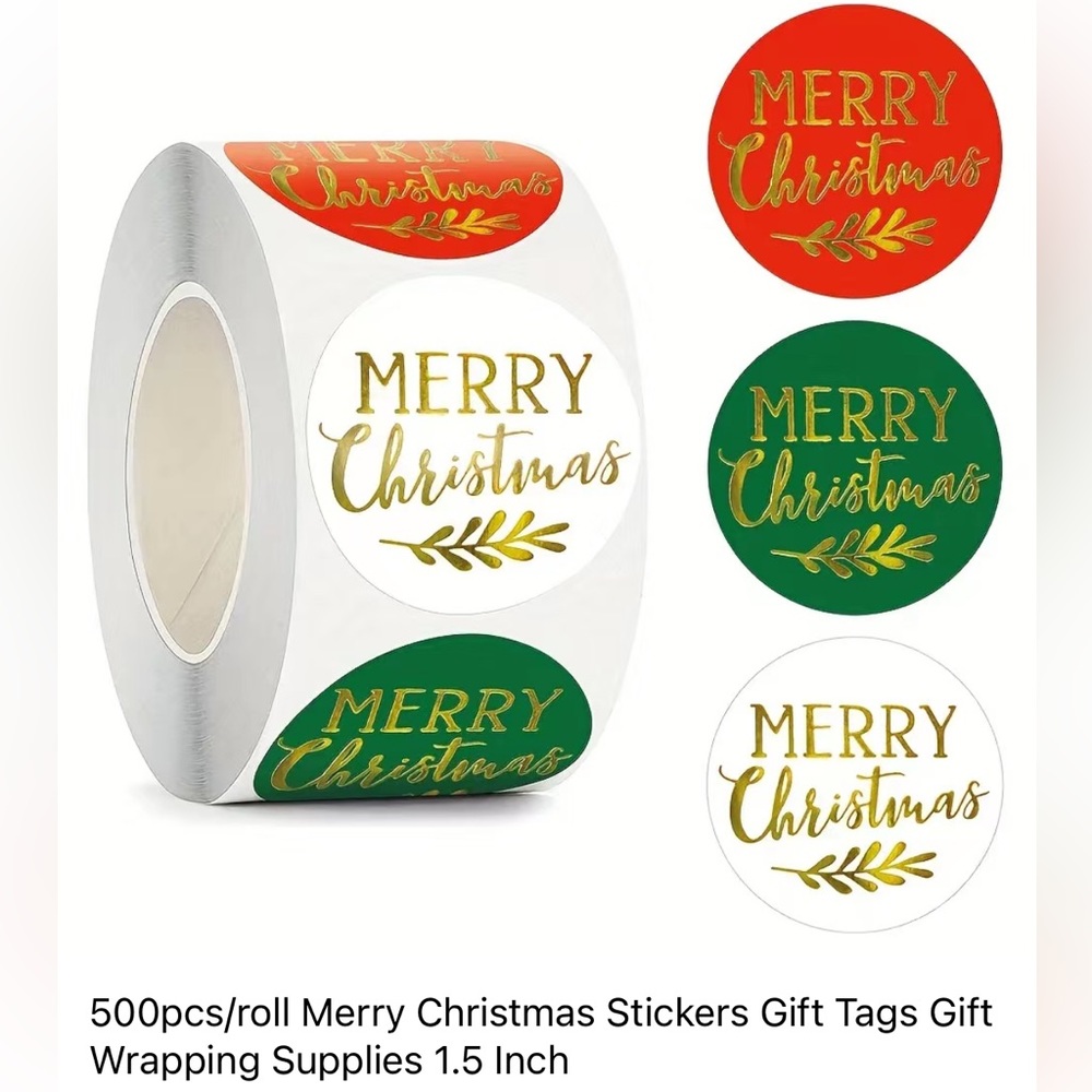 Christmas stickers